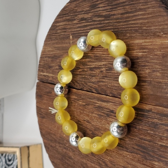 B2323 regency yellow Moonstone bracelet 💛 - Picture 1 of 2